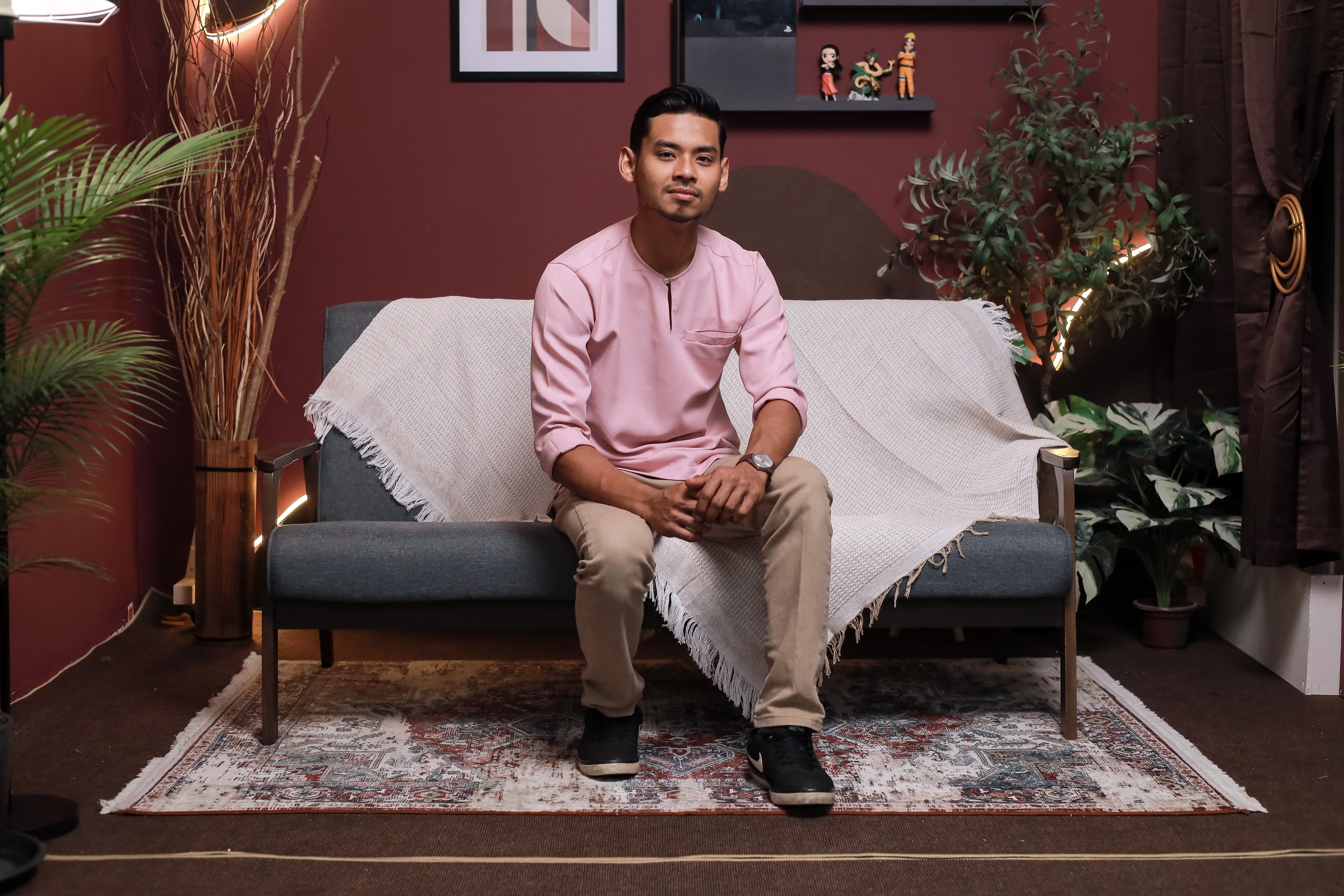 Lifestyle portrait with soft lighting